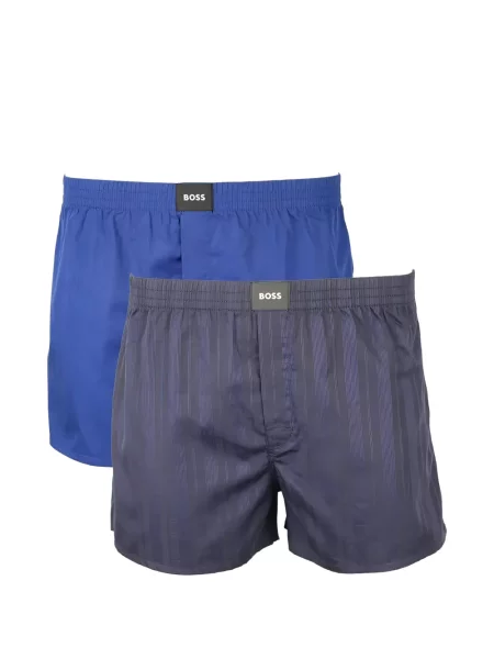 Боксерки Boss на райета синьо