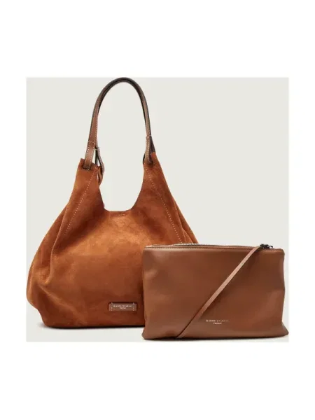 Shopper táska Gianni Chiarini barna