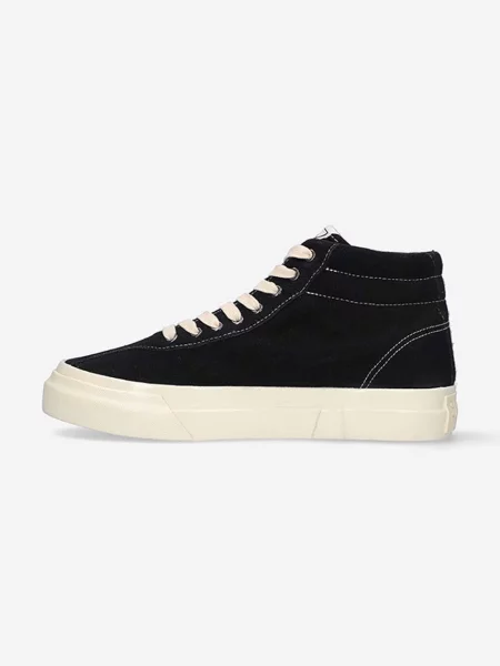 Stepney Workers Club tenisi din piele întoarsă Varden Suede negru