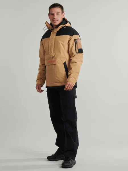 Férfi bélelt dzseki Columbia Challenger II Ins Pullover canoe/black. Méret: S bézs