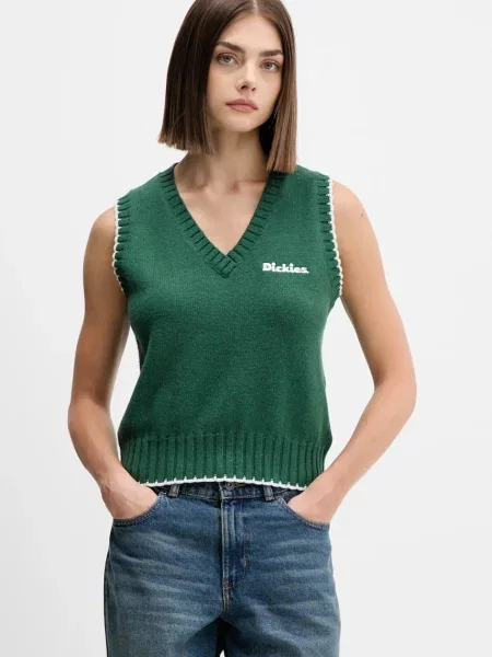 Елек с вълна Dickies от лека материя зелено