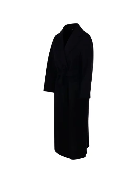 Cu centură palton 's Max Mara plic negru