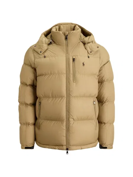 Portofel Polo Ralph Lauren din piele cu dungi cu glugă verde