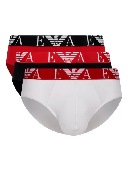 Emporio Armani Slip roșu / roşu închis / negru alb