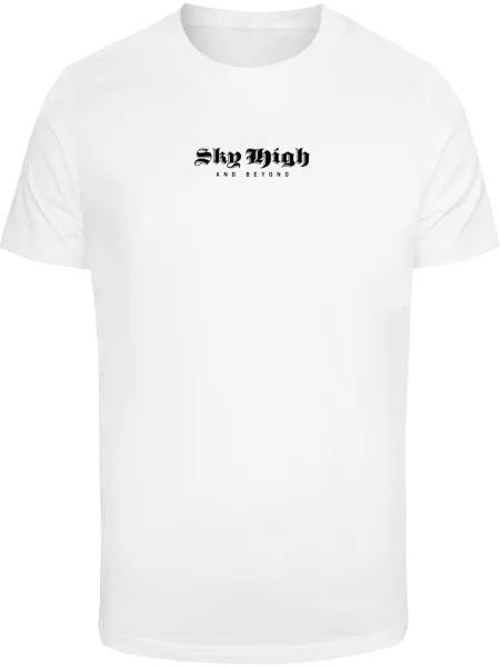 Mister Tee Tricou Sky High verde / verde mentă / negru alb