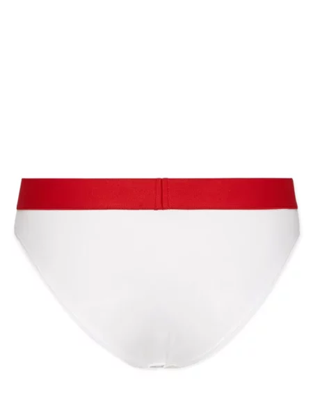 Haftowane majtki briefs Dsquared2 białe
