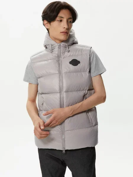 Жилет з утеплювачем Lacoste сірий