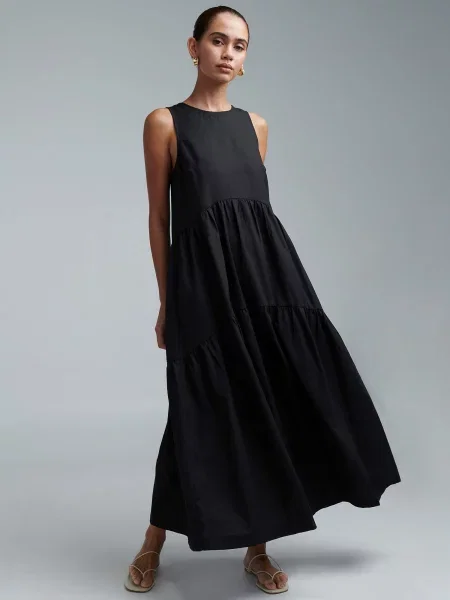 St MRLO Rochie Remi' negru