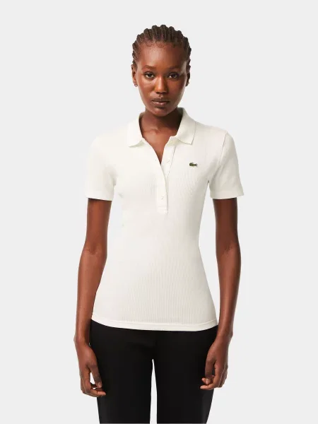 Поло Lacoste білий
