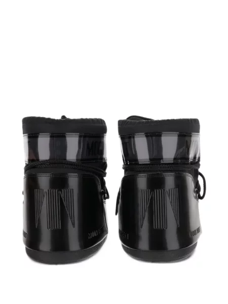 Botine Moon Boot din satin negru