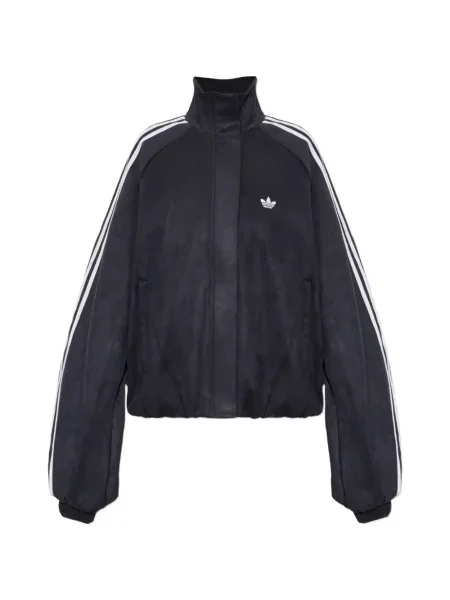 Pantaloni Adidas tricotate alergare cu dungi roșu