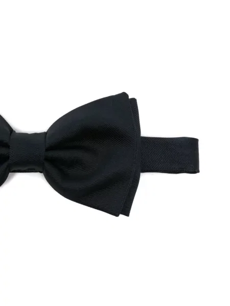 Cravată Lardini cu funde din țesătură twill albastru