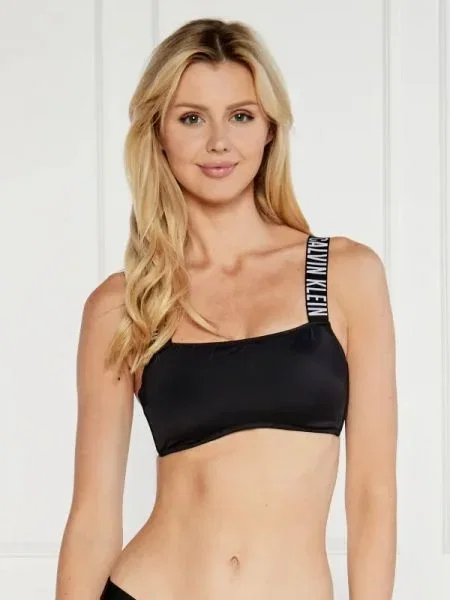 Calvin Klein Swimwear Bikini felső fekete