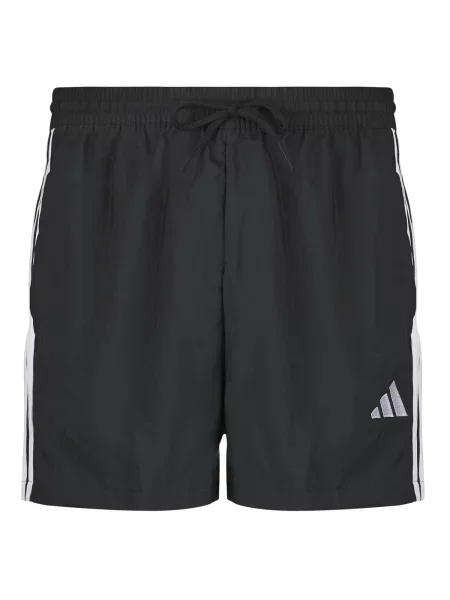 Prugaste kratke hlače Adidas crna