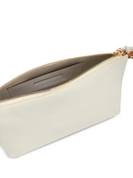 Geanta de piele Furla din piele alb