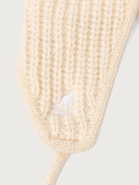 Kangol füles sapka női gyapjú hozzáadásával TRAPPER MIXED bézs