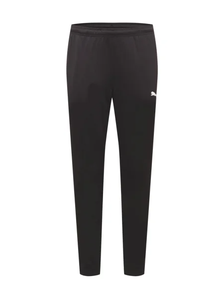PUMA Športne hlače TeamRise črna bela