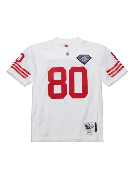 Cămașă Mitchell & Ness din jerseu alb