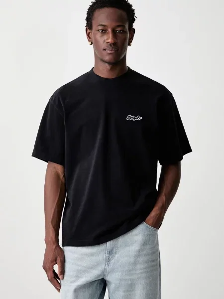 Axel Arigato Trace T-shirt oversize czarna