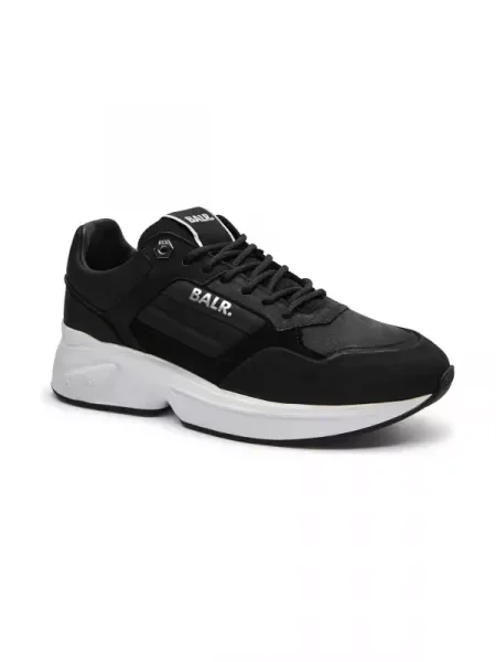 BALR. Bőr sneakers tornacipő Brand Luxe Runner fekete