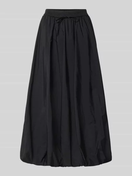 Rozkloszowana spódnica midi z tunelem model CIURMA' Weekend Max Mara czarna