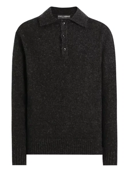 Polo Dolce & Gabbana de lână negru