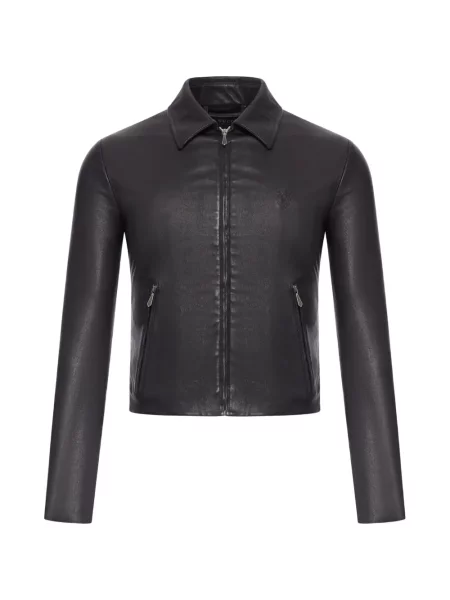 Kožená bunda Gucci černá