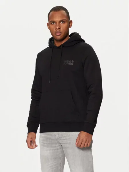 Majica Jack & Jones z avtogramom črna