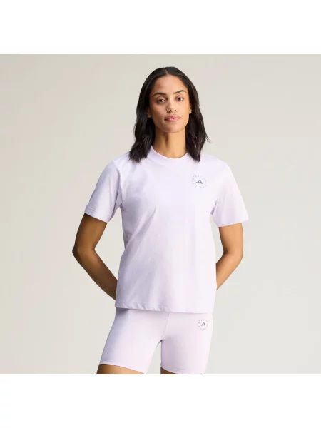 Koszulka Adidas By Stella Mccartney fioletowa