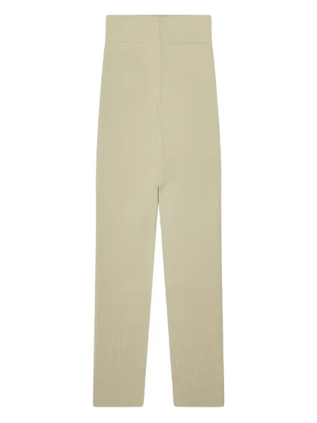 Dzianinowa spódnica midi Rick Owens do kolan prążkowana