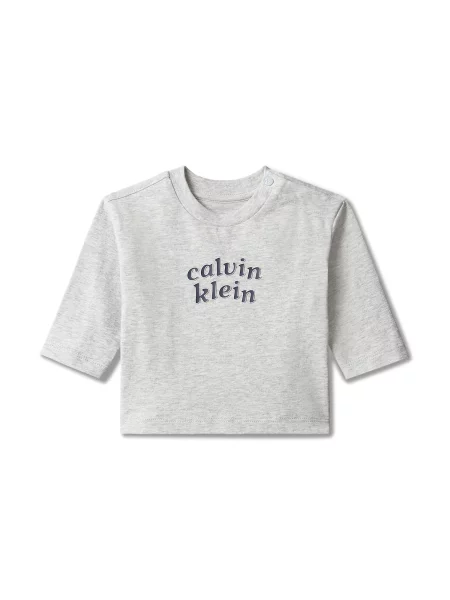 Calvin Klein Jeans Tricou albastru marin / amestecat gri