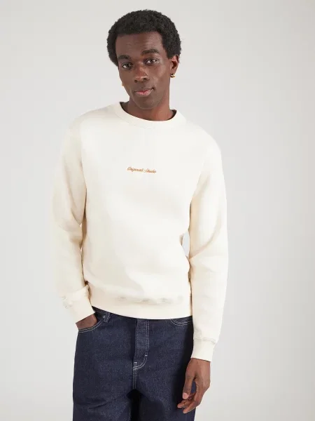 Palton Jack & Jones de lână alb