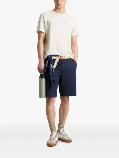 Tricou Woolrich cu broderie alb