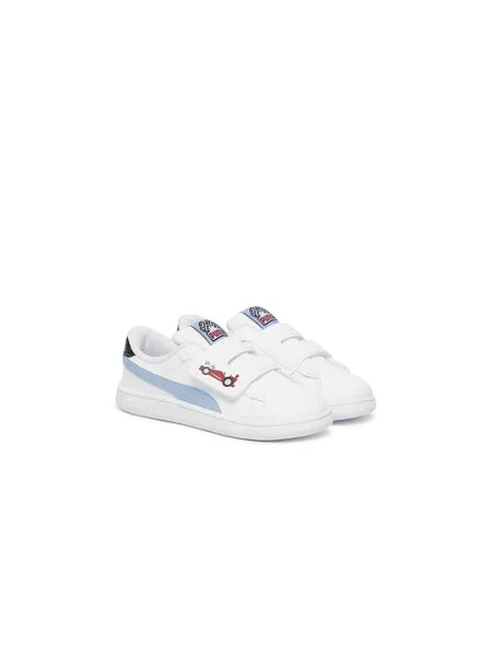 Tenisice Puma Puma Smash Racing Crew V 01 bijela