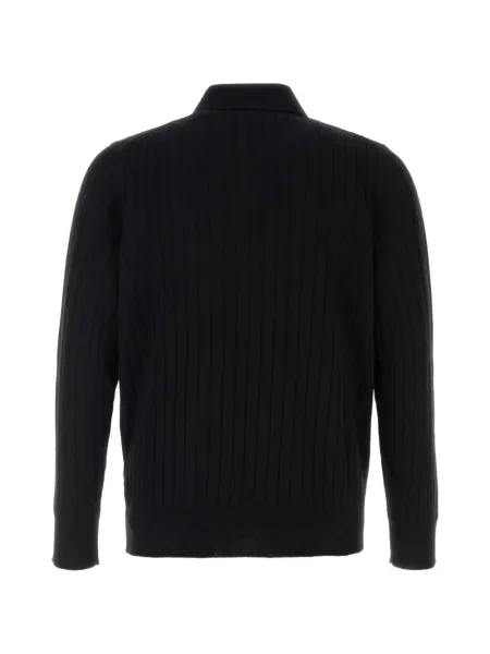Πλεκτό polo Amiri μαύρο