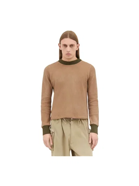 Sweter Charlie Constantinou brązowy