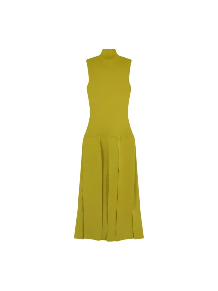 Sukienka maxi Alaïa żółta