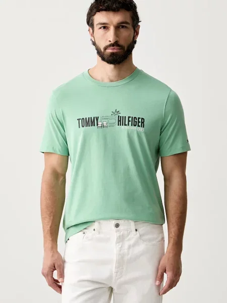 Tommy Hilfiger T-shirt zielona
