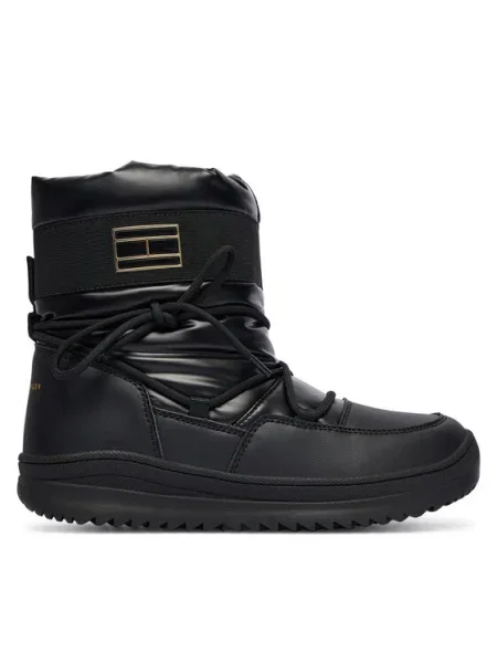 Tommy Hilfiger Апрески Snow Boot D черен