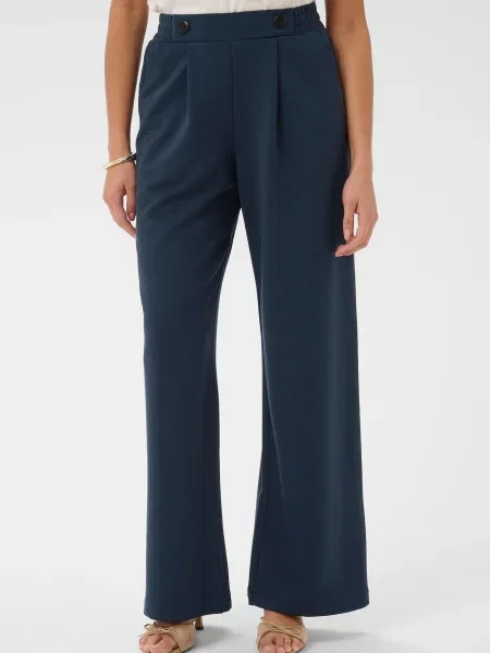 Kaffe Pantaloni cutați KAphoebe marin albastru