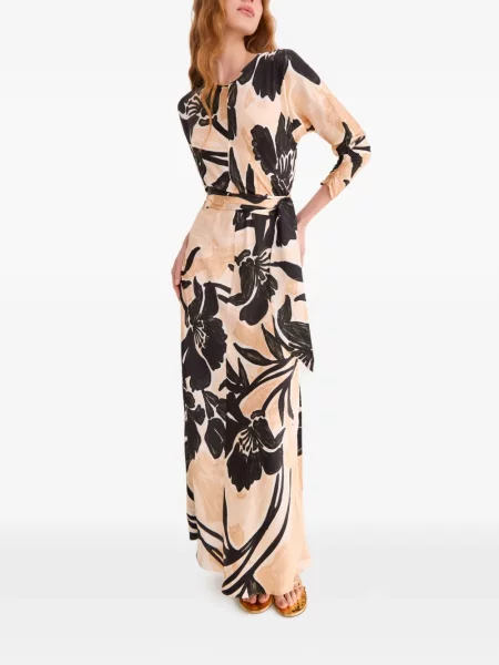 Rochie maxi Cara Cara cu model floral cu imagine
