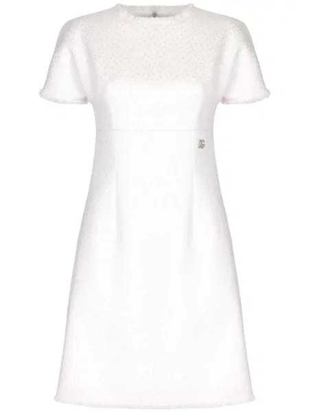 Rochie mini Dolce & Gabbana de costum alb