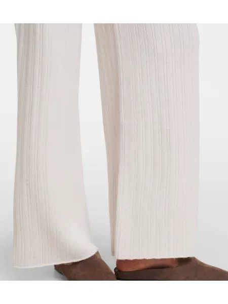 Pantaloni Eleventy de lână alb