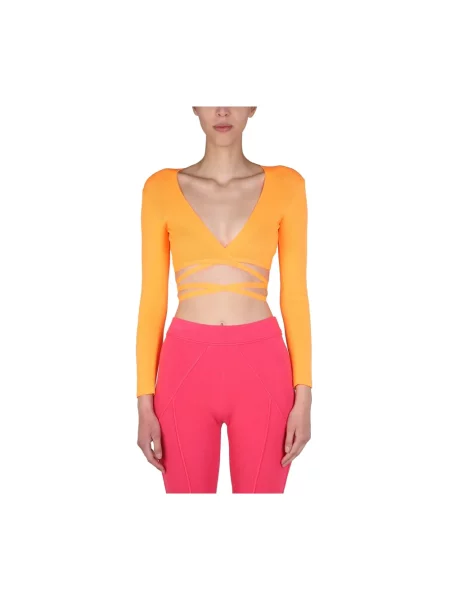 Top Msgm pomarańczowy
