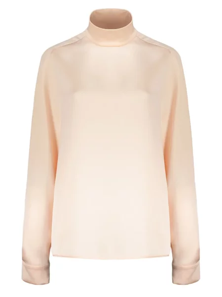 Bluzka Cedric Charlier z nadrukiem różowa