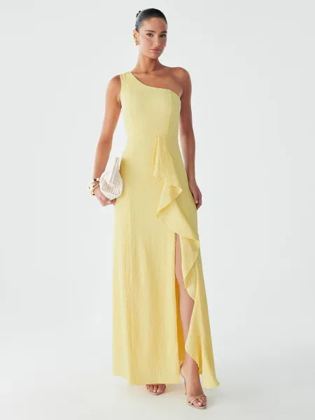 BWLDR Rochie de seară CATIA pastel galben