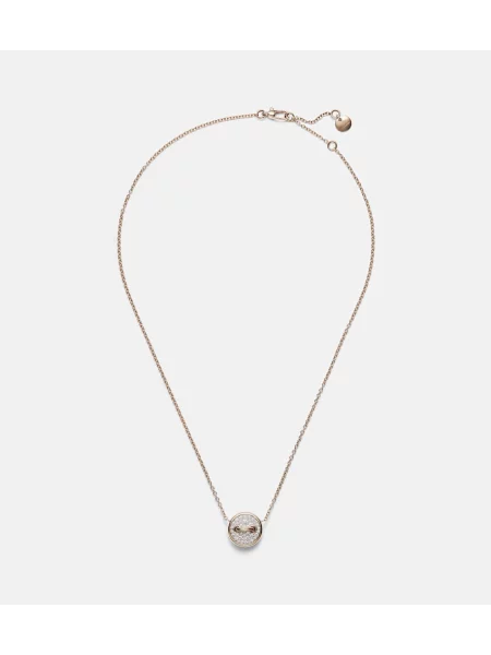 Pandantiv Pomellato cu perle cu buline roz