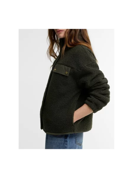 Geacă Barbour din fleece verde