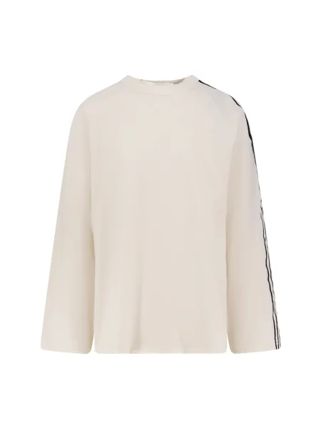 T-shirt Raw Edge 3 Stripes Short Sleeve T-Shirt Chalk White XL biała