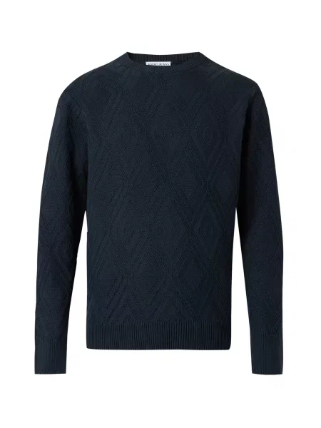 JOOP! Jeans Pulover Pannatas închis albastru